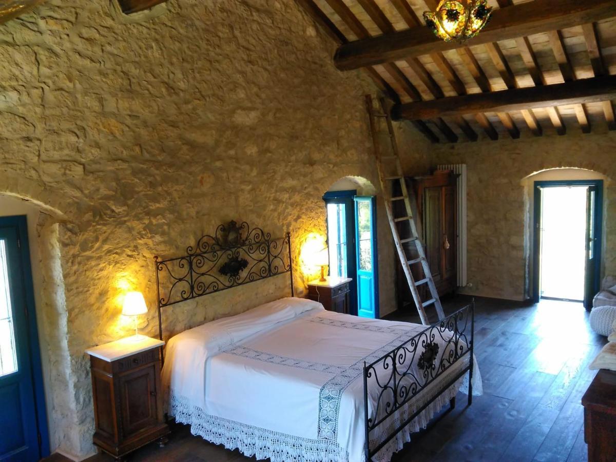 La Casa Dalle Finestre Blu Abbateggio Exterior foto