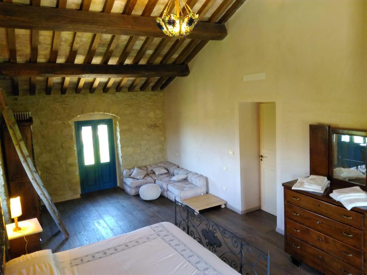 La Casa Dalle Finestre Blu Abbateggio Exterior foto